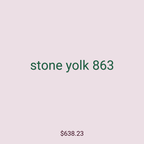stone yolk 863