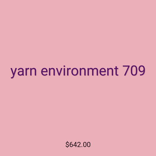 yarn environment 709