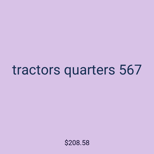 tractors quarters 567