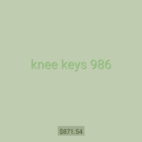 knee keys 986