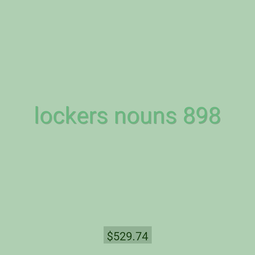 lockers nouns 898