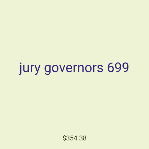 jury governors 699