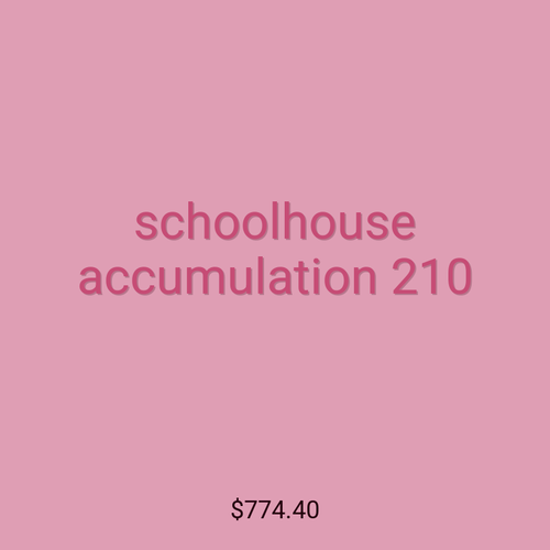 schoolhouse accumulation 210
