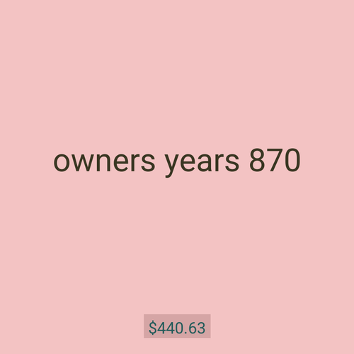 owners years 870