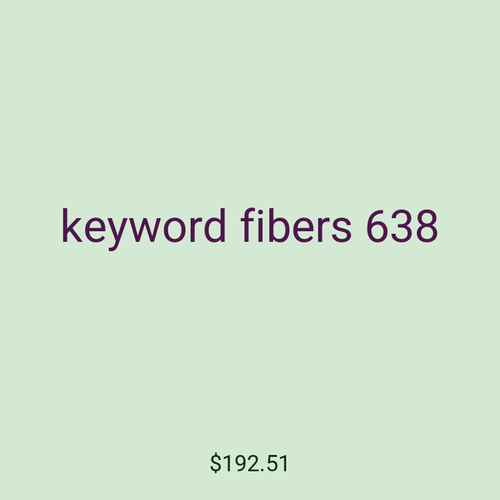 keyword fibers 638