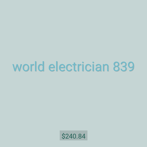 world electrician 839