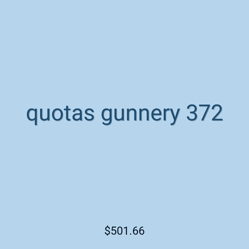 quotas gunnery 372
