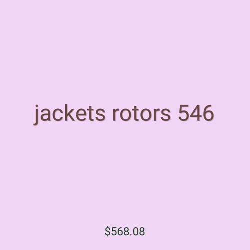 jackets rotors 546