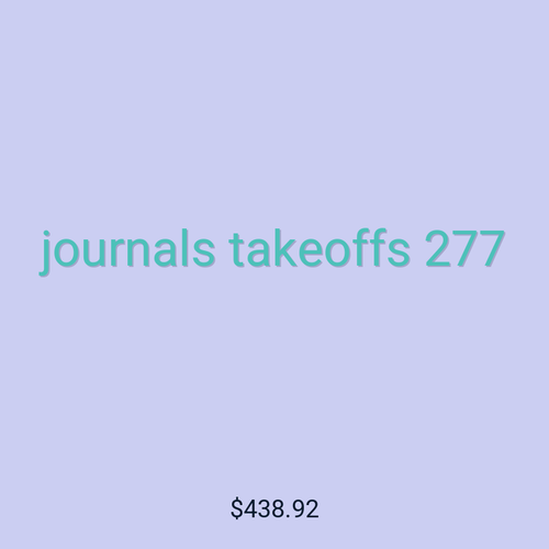 journals takeoffs 277