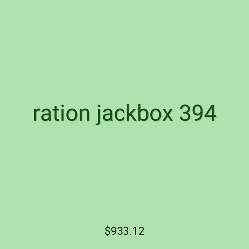 ration jackbox 394