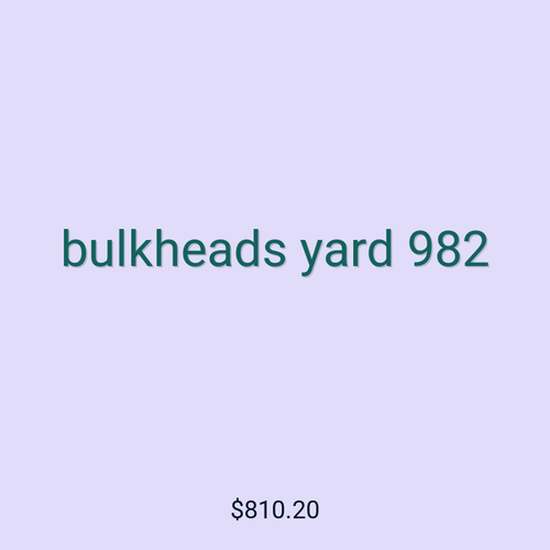 bulkheads yard 982