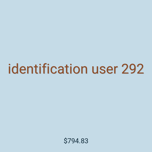 identification user 292