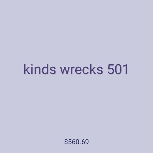 kinds wrecks 501