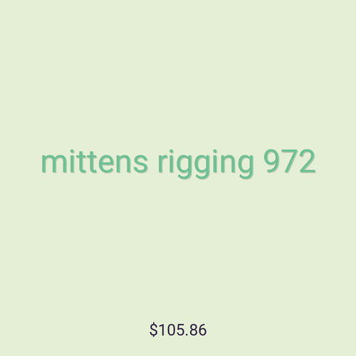 mittens rigging 972