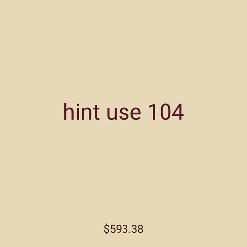 hint use 104