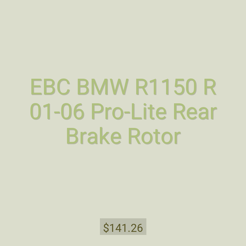 EBC BMW R1150 R 01-06 Pro-Lite Rear Brake Rotor