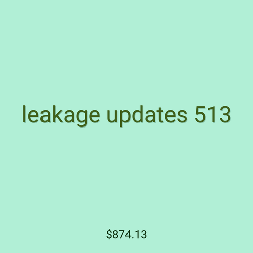 leakage updates 513
