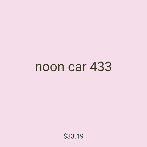 noon car 433