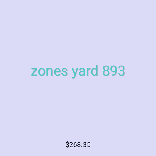 zones yard 893