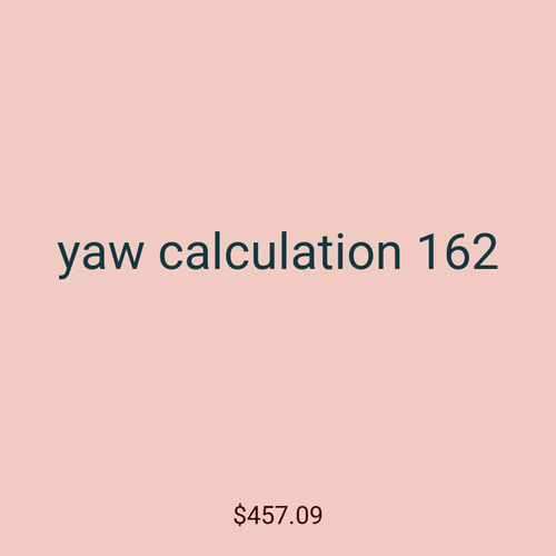 yaw calculation 162
