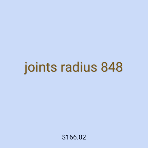 joints radius 848