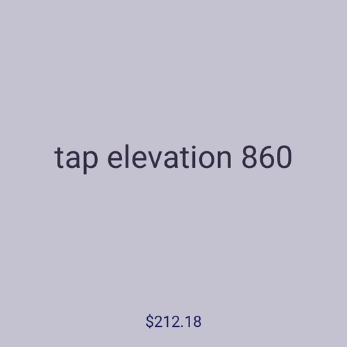 tap elevation 860