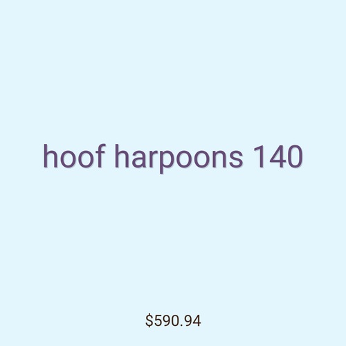 hoof harpoons 140