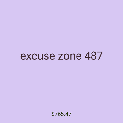 excuse zone 487