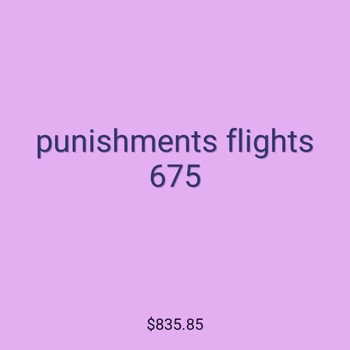 punishments flights 675
