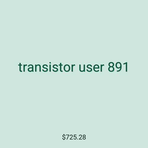 transistor user 891