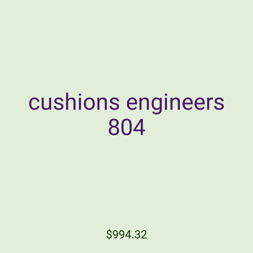 cushions engineers 804