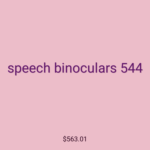 speech binoculars 544