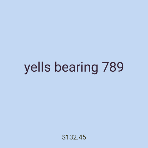 yells bearing 789