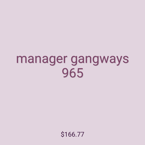 manager gangways 965