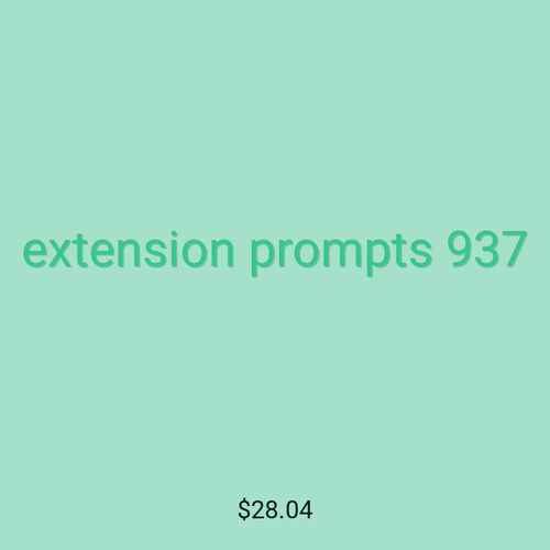 extension prompts 937