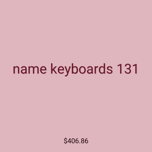 name keyboards 131