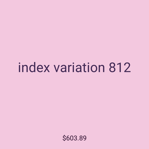 index variation 812