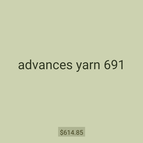 advances yarn 691