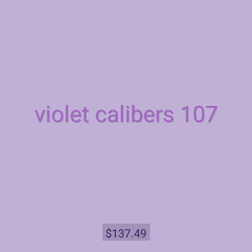 violet calibers 107