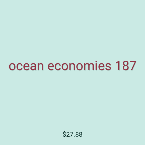 ocean economies 187