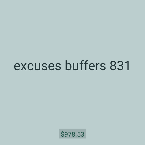 excuses buffers 831