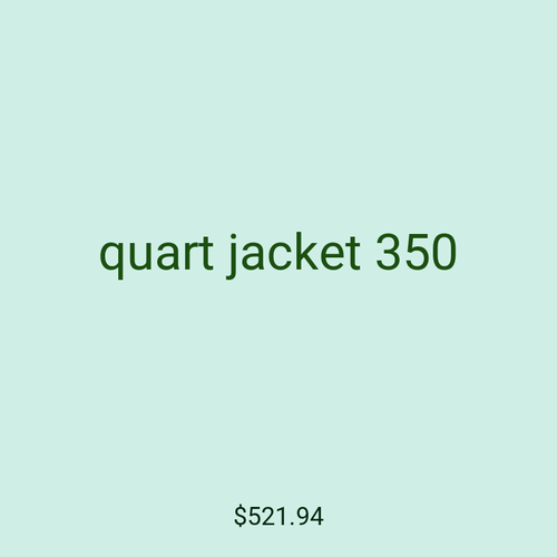quart jacket 350
