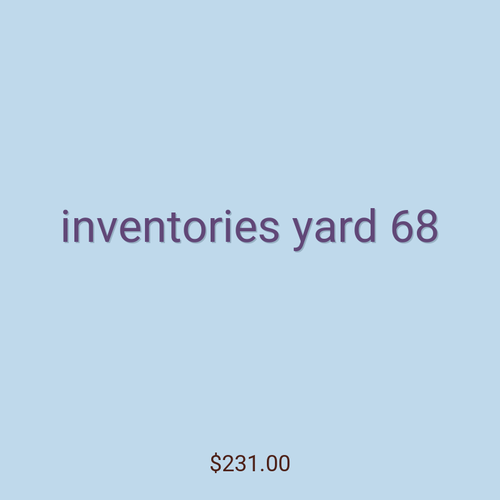 inventories yard 68