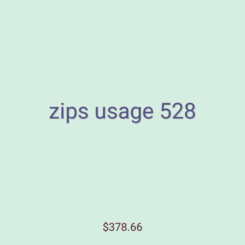 zips usage 528