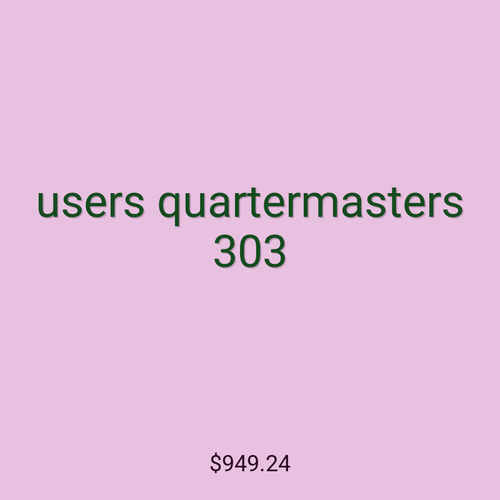 users quartermasters 303