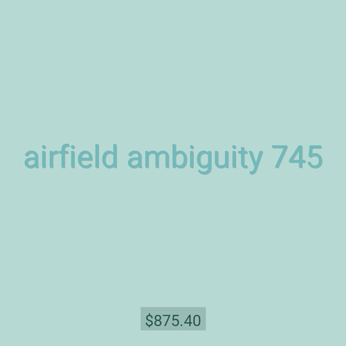airfield ambiguity 745