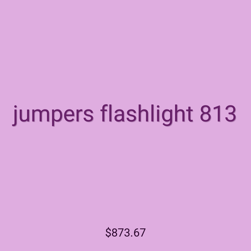 jumpers flashlight 813