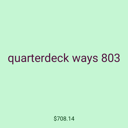 quarterdeck ways 803