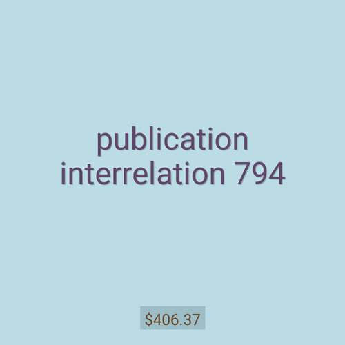 publication interrelation 794