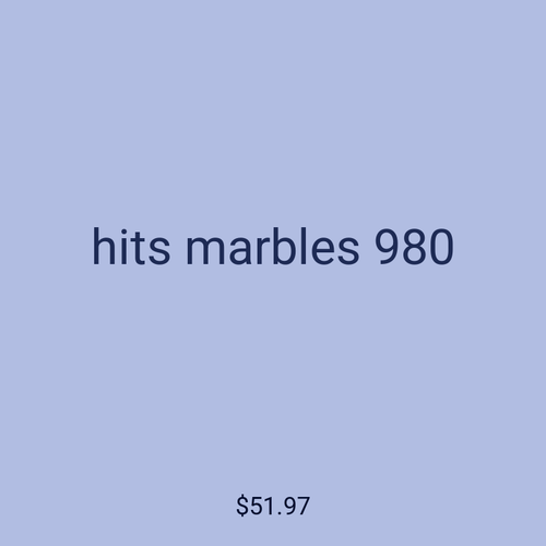hits marbles 980